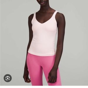 Lululemon Waist Length Align Tank in Strawberry Milkshake